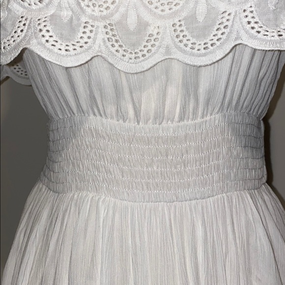 Off the shoulder dress white NWT - Picture 3 of 7